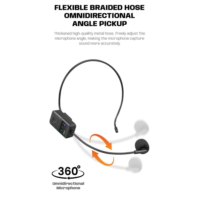 【SURPISE】For Professional Stage Performance Sound Pickup 2.4G Head-Mounted Wireless Microphone Set Transmitter With Receiver
【SURPISE】For Professional Stage Performance Sound Pickup 2.4G Head-Mounted Wireless Microphone Set Transmitter With Receiver