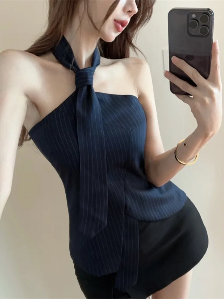 Plus Size American Sexy Bal Strap Vest Slimming Spicy Girl Irregular outside Wear Slit Stripe Svel Top Women
Plus Size American Sexy Bal Strap Vest Slimming Spicy Girl Irregular outside Wear Slit Stripe Svel Top Women