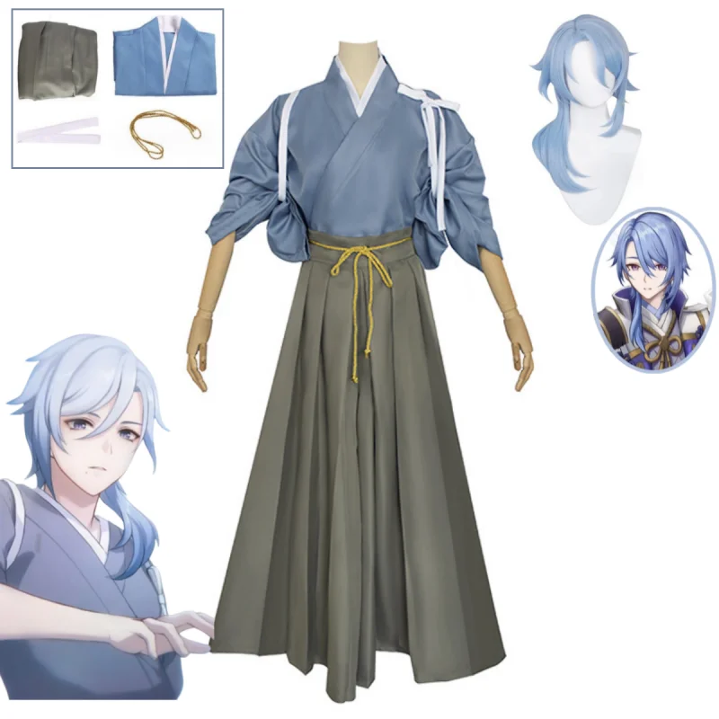 Kostum Cosplay Genshin Impact Ayato Cosplay Kimono Kendo Set Uniforms Halloween Party Anime Costume Complete Set
Kostum Cosplay Genshin Impact Ayato Cosplay Kimono Kendo Set Uniforms Halloween Party Anime Costume Complete Set