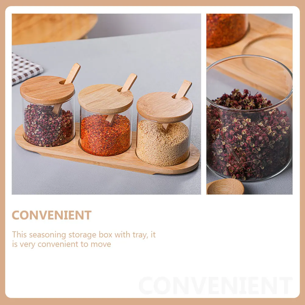 Bamboo Glass Seasoning Jar Set Condiment Container Spice Canister Box Storage Healthy Safe Easy Clean Home Restaurant Kitchen
Bamboo Glass Seasoning Jar Set Condiment Container Spice Canister Box Storage Healthy Safe Easy Clean Home Restaurant Kitchen