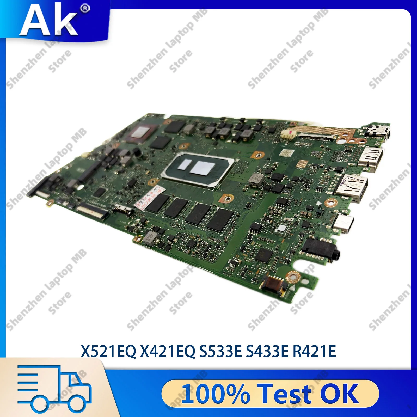 X521EQ Laptop Motherboard For ASUS X521EQY I521E K533E S533E X521EAY V533E R521E X521EPY X521E Mainboard With 10th Gen I3 i5 i7
X521EQ Laptop Motherboard For ASUS X521EQY I521E K533E S533E X521EAY V533E R521E X521EPY X521E Mainboard With 10th Gen I3 i5 i7
