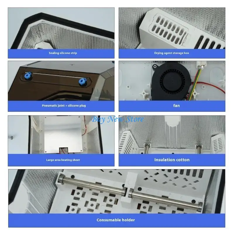 20CE Smartests PID Temperature Control Printer Dryer 48H Continuous Operation Oleds Display
20CE Smartests PID Temperature Control Printer Dryer 48H Continuous Operation Oleds Display