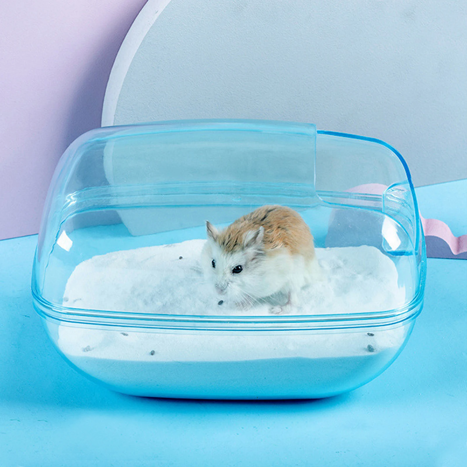 Hamster Sand Bath Basin Transparent Anti-Splashing Pet Shower Tub Small Animal Cage Accessory Practical Sand Box For Chinchilla
Hamster Sand Bath Basin Transparent Anti-Splashing Pet Shower Tub Small Animal Cage Accessory Practical Sand Box For Chinchilla