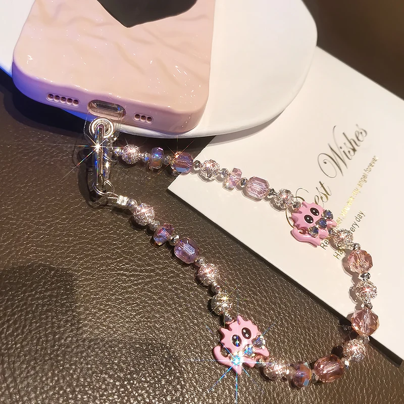 Женский ремешок МОБИЛЬНЫЙ ТЕЛЕФОН Lanyard, милый маленький свежий стиль, универсальный ремешок, мультяшный милый большой глаз, кошка, короткий браслет с бусинами на запястье
Женский ремешок МОБИЛЬНЫЙ ТЕЛЕФОН Lanyard, милый маленький свежий стиль, универсальный ремешок, мультяшный милый большой глаз, кошка, короткий браслет с бусинами на запястье