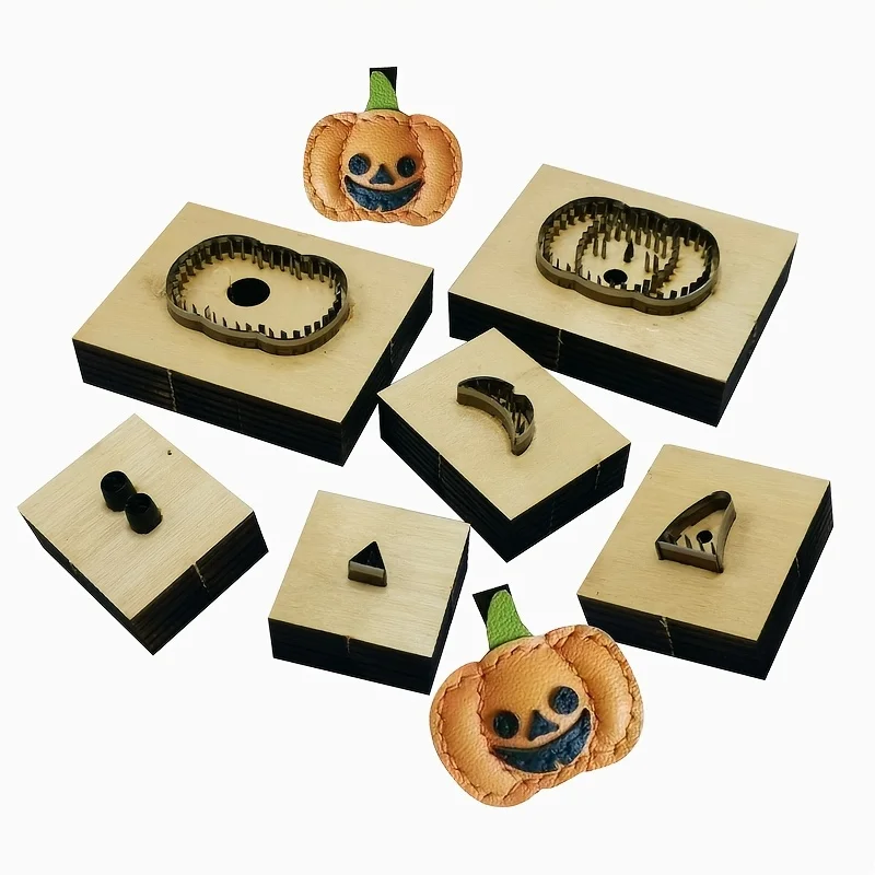 Handmade DIY Pumpkin Keychain Hanging Decoration Leather Cutting Board Set of 6 Sewing Tools Kit
Handmade DIY Pumpkin Keychain Hanging Decoration Leather Cutting Board Set of 6 Sewing Tools Kit