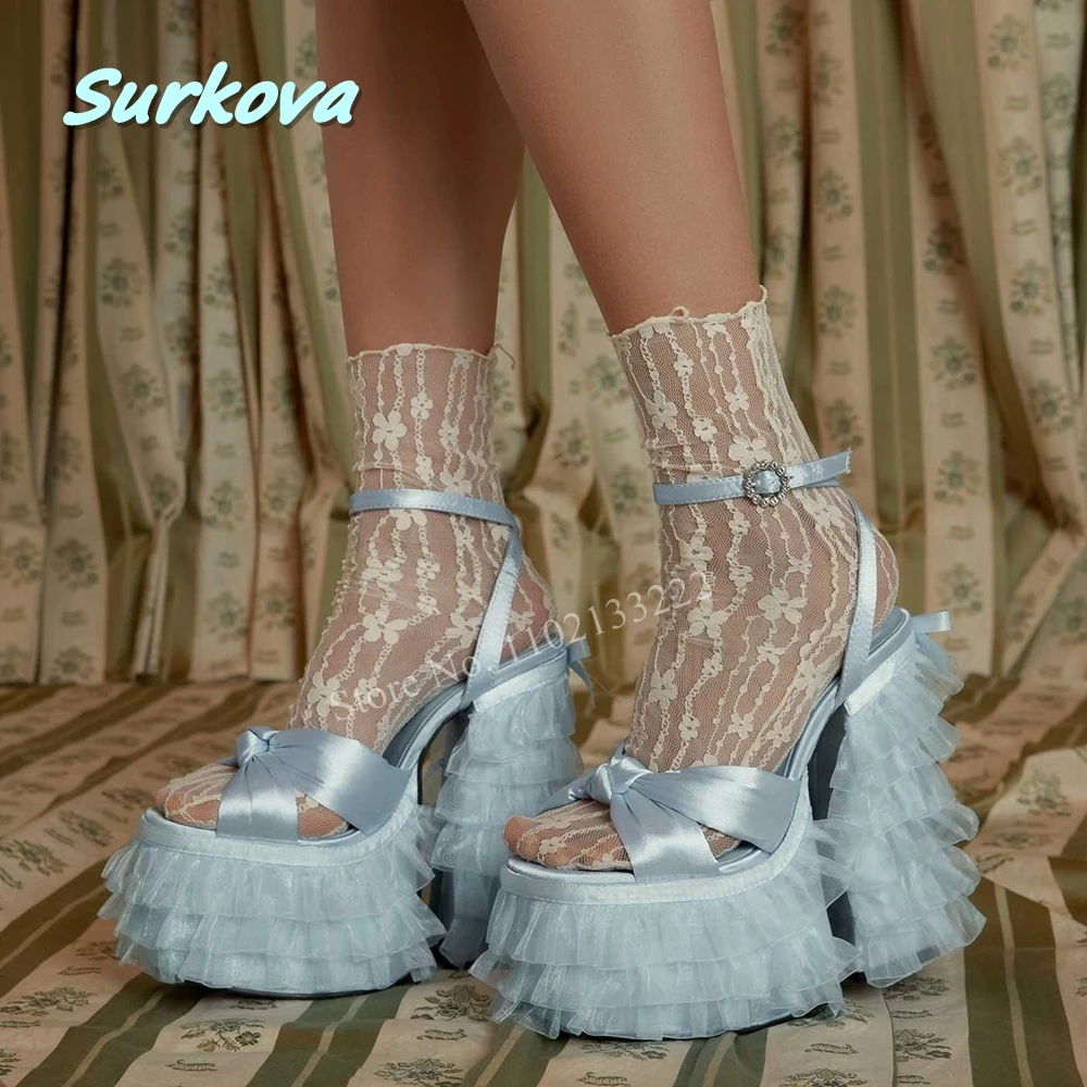 2024 Blue Sweet Platform Sandals Summer New Arrival Solid Women Chunky Heel Round Toe Fashion Daily Commuting Party Shoes
2024 Blue Sweet Platform Sandals Summer New Arrival Solid Women Chunky Heel Round Toe Fashion Daily Commuting Party Shoes