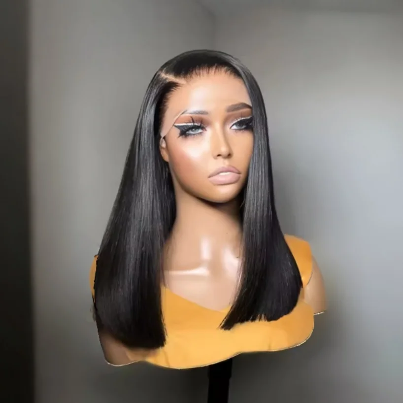 18inch Black Straight 5*5 Lace Front Hair 100% Human Hair Wig 150 Density with Baby Hair Pre-Plucked Soft Hair Wig
18inch Black Straight 5*5 Lace Front Hair 100% Human Hair Wig 150 Density with Baby Hair Pre-Plucked Soft Hair Wig