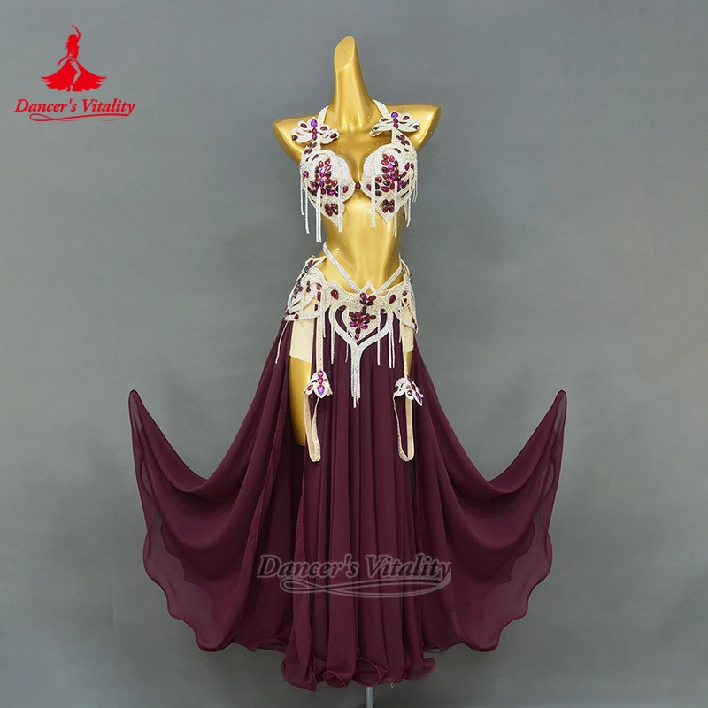 Luxury AB Stones Bellydance Professional Elegance Suit Female Oriental Dance Perform and Contest Clothe Custom Dancer's Vitality
Luxury AB Stones Bellydance Professional Elegance Suit Female Oriental Dance Perform and Contest Clothe Custom Dancer's Vitality
