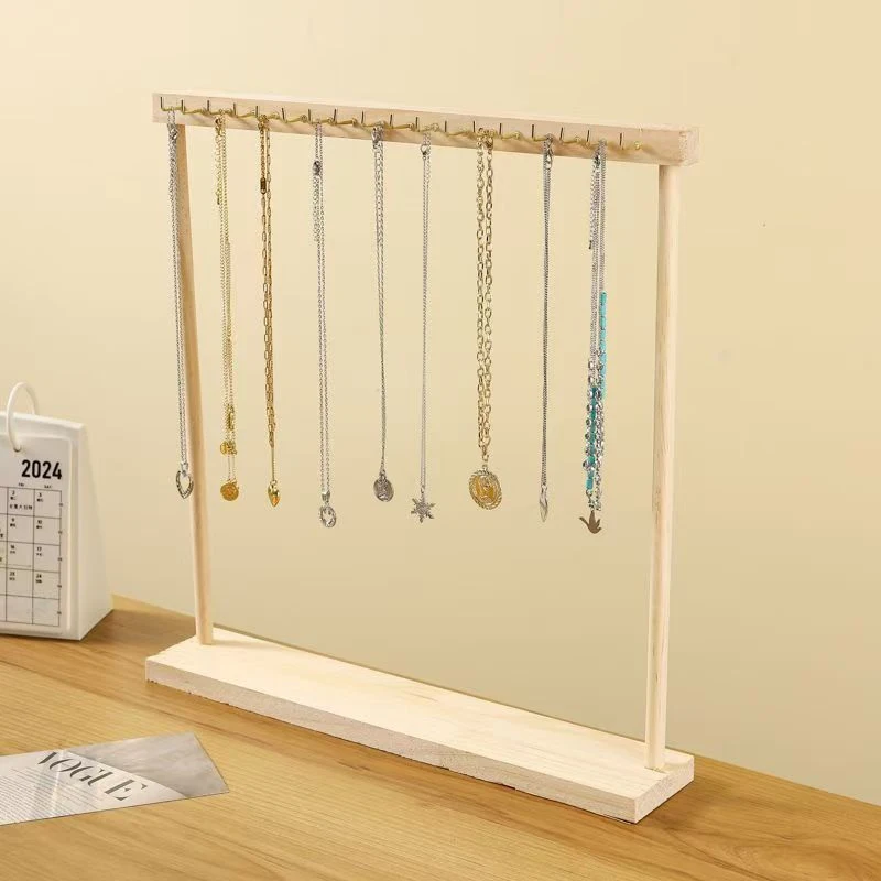 Органайзер для ювелирных изделий, подставка для ожерелья из цельного дерева, подвесная столешница, стойка для цепочек, серег, браслетов, витрина, стеллаж для хранения
Органайзер для ювелирных изделий, подставка для ожерелья из цельного дерева, подвесная столешница, стойка для цепочек, серег, браслетов, витрина, стеллаж для хранения