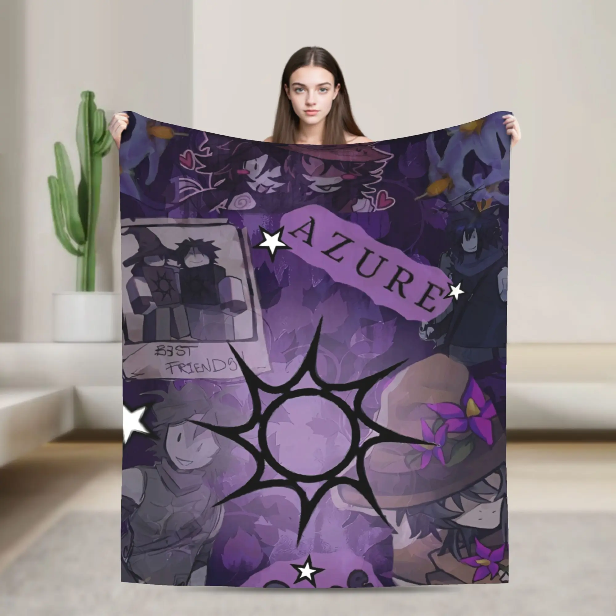 Azuretime Anime Forsakens Blankets Fleece Spring Autumn Portable Lightweight Thin Throw Blankets for Home Outdoor Rug Piece
Azuretime Anime Forsakens Blankets Fleece Spring Autumn Portable Lightweight Thin Throw Blankets for Home Outdoor Rug Piece