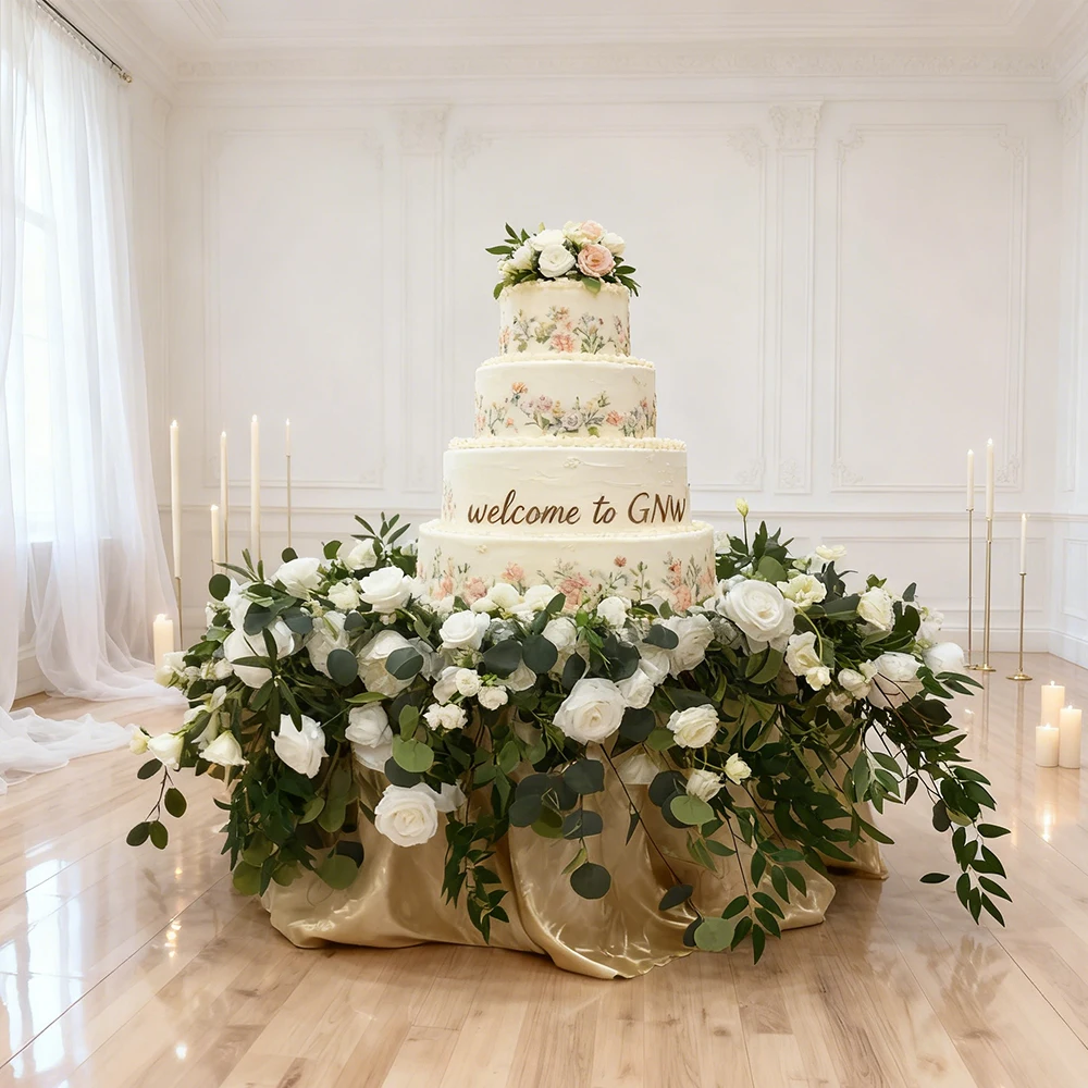 Custom Modern Cloth White Artificial Flower Cake Floral Decoration For Luxury Wedding High Quality Realistic Look Wholesale
Custom Modern Cloth White Artificial Flower Cake Floral Decoration For Luxury Wedding High Quality Realistic Look Wholesale