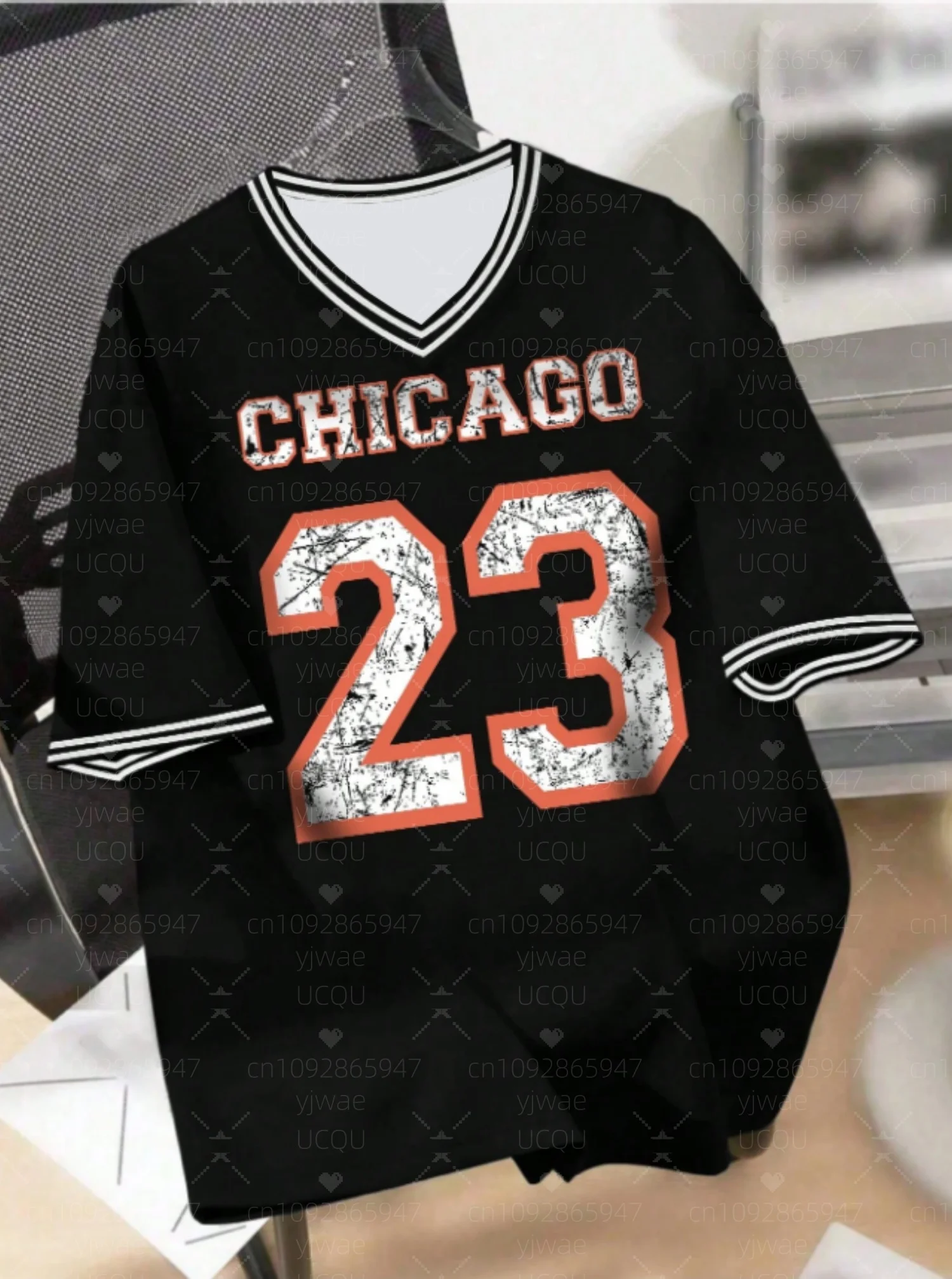 2025 hot selling Men American style NO.23 CHIAGO T-Shirt Graphic Design Casual v-Neck short sleeve Jersey T-Shirts Men clothing
2025 hot selling Men American style NO.23 CHIAGO T-Shirt Graphic Design Casual v-Neck short sleeve Jersey T-Shirts Men clothing