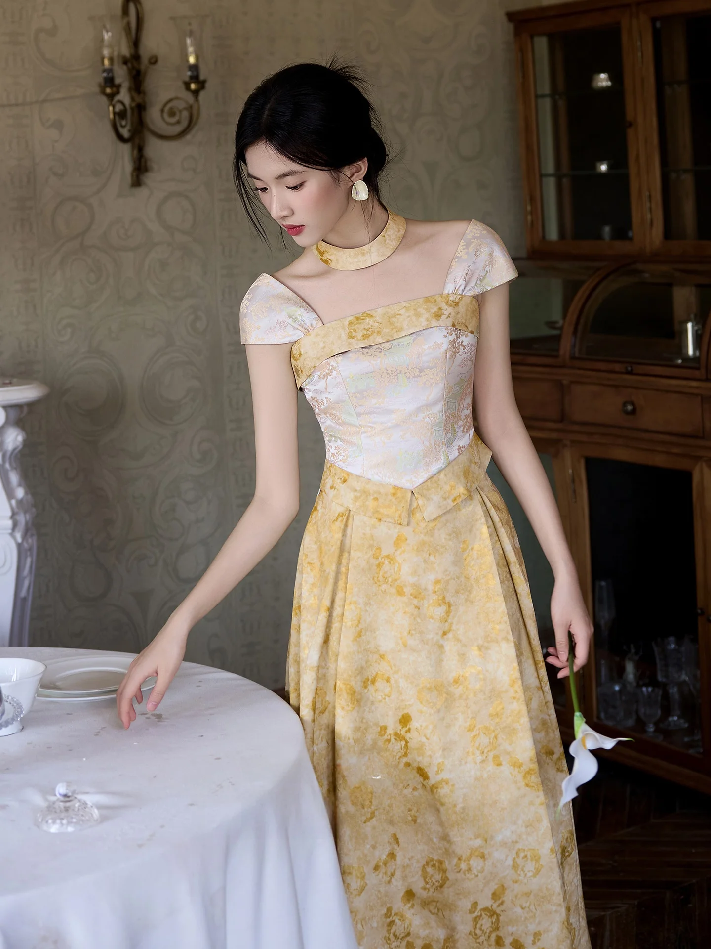 Ele Yellow Wedding Dr Set Retired Chinese Sle New Bride Improved Engagement Ceremony Drinking Costume Women's Suit
Ele Yellow Wedding Dr Set Retired Chinese Sle New Bride Improved Engagement Ceremony Drinking Costume Women's Suit