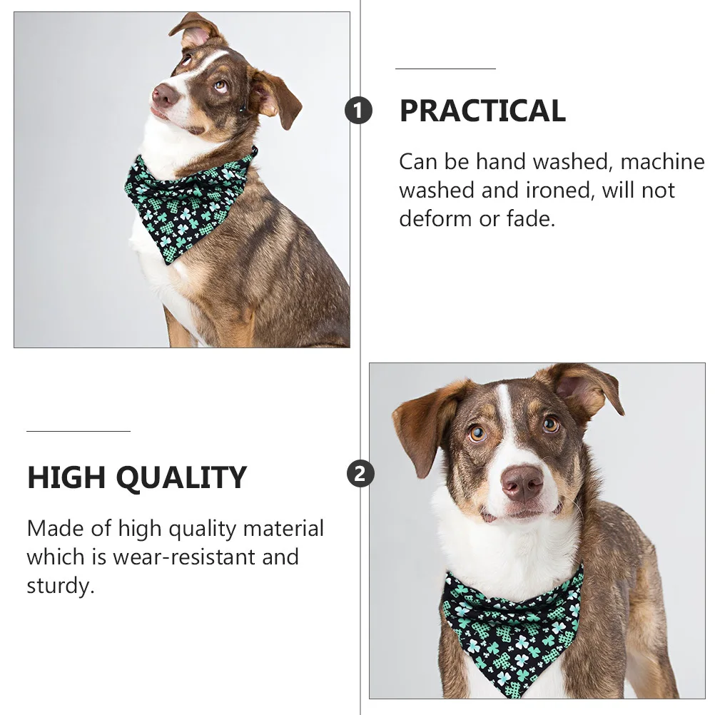1 pc Pet Saliva Towel Shamrock Print Dog Party Bandana Washable Soft Triangular Scarf For Medium Large Dogs Pet Accessories
1 pc Pet Saliva Towel Shamrock Print Dog Party Bandana Washable Soft Triangular Scarf For Medium Large Dogs Pet Accessories