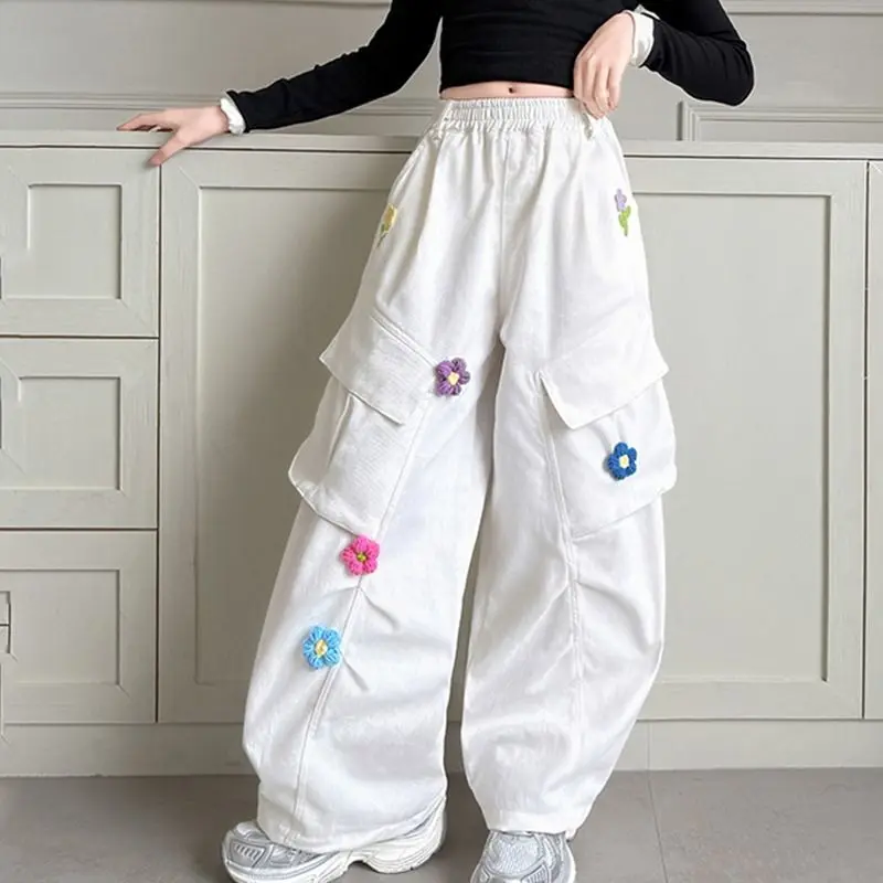 Детские брюки-карго для девочек, весна-осень 2026, широкие, легкие, для детей 5-12 лет, стильный дизайн
Детские брюки-карго для девочек, весна-осень 2026, широкие, легкие, для детей 5-12 лет, стильный дизайн