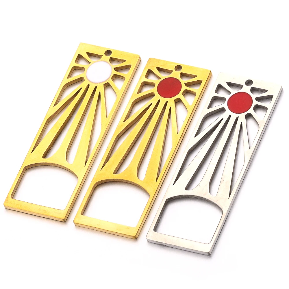 4pcs Stainless Steel Gold Plated Rectangle Anime Demon Killer Charm Pendants for DIY Necklace Earrings Jewelry Making Supplies
4pcs Stainless Steel Gold Plated Rectangle Anime Demon Killer Charm Pendants for DIY Necklace Earrings Jewelry Making Supplies