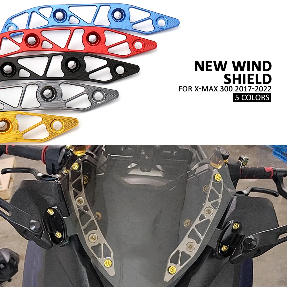New Windshield Bracket For YAMAHA XMAX 300 XMAX300 X-MAX 300 X-MAX300 2017 - 2022 Motorcycle Windscreen Holder Mount Kit
New Windshield Bracket For YAMAHA XMAX 300 XMAX300 X-MAX 300 X-MAX300 2017 - 2022 Motorcycle Windscreen Holder Mount Kit