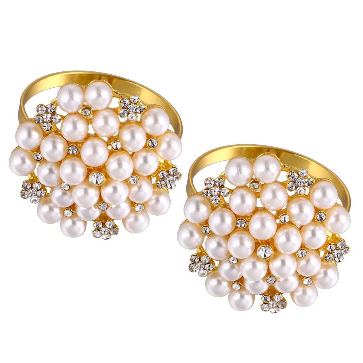 Napkin Ring Silver Plating Pearl Metal Decorative Reusable Party Elegant Napkin Buckle Holder Kitchen Bar Accessories
Napkin Ring Silver Plating Pearl Metal Decorative Reusable Party Elegant Napkin Buckle Holder Kitchen Bar Accessories
