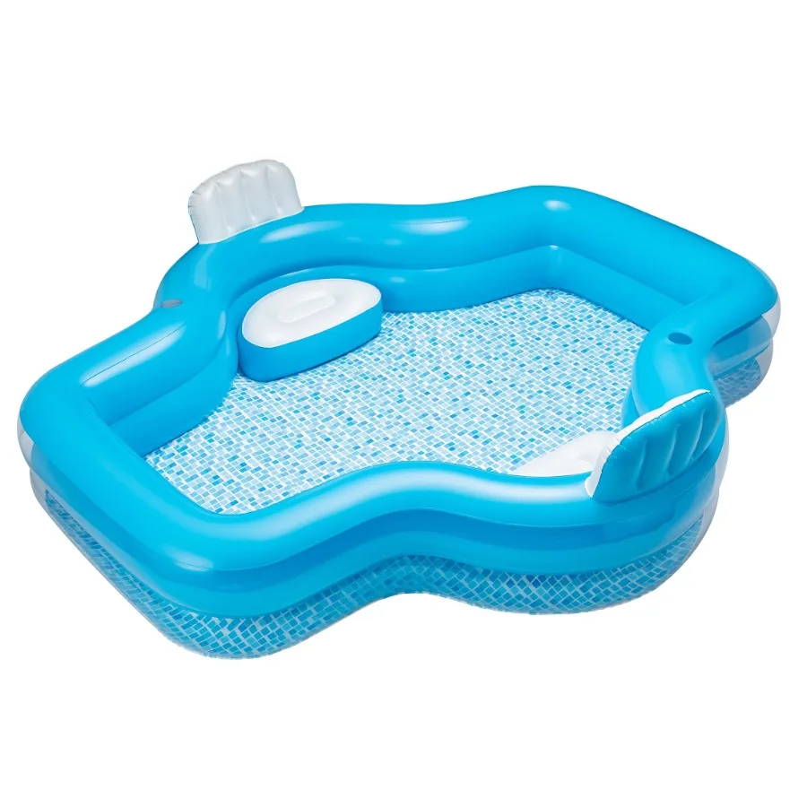 Blue Grand Luxe Inflatable Family Swimming Pool, 2 Seats, Age 6 and up
Blue Grand Luxe Inflatable Family Swimming Pool, 2 Seats, Age 6 and up