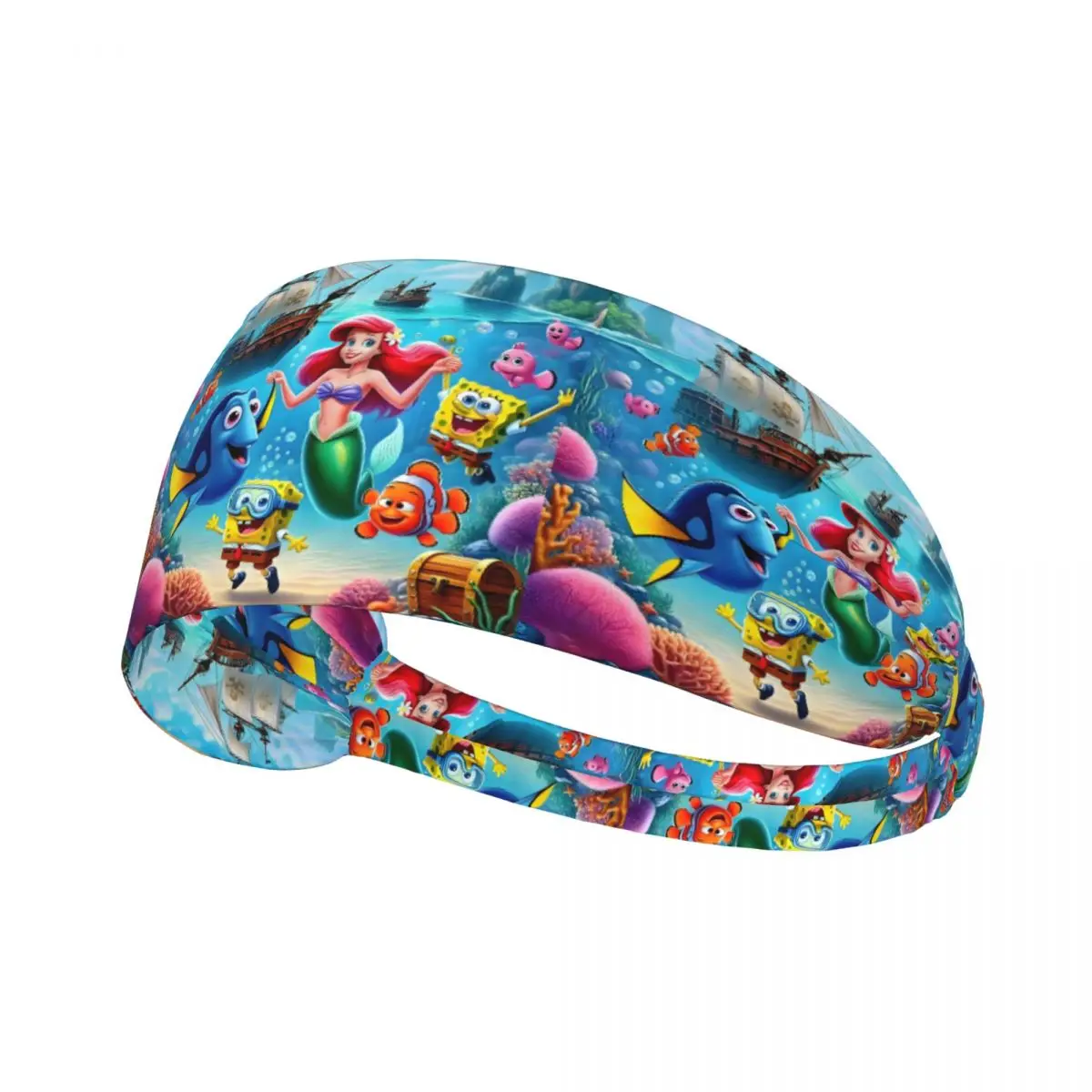 Custom Litt Mermaid SpongeBob Finding Nemo Sweatband Men Women Moisture Wicking Anime Gym Headband for Running
Custom Litt Mermaid SpongeBob Finding Nemo Sweatband Men Women Moisture Wicking Anime Gym Headband for Running
