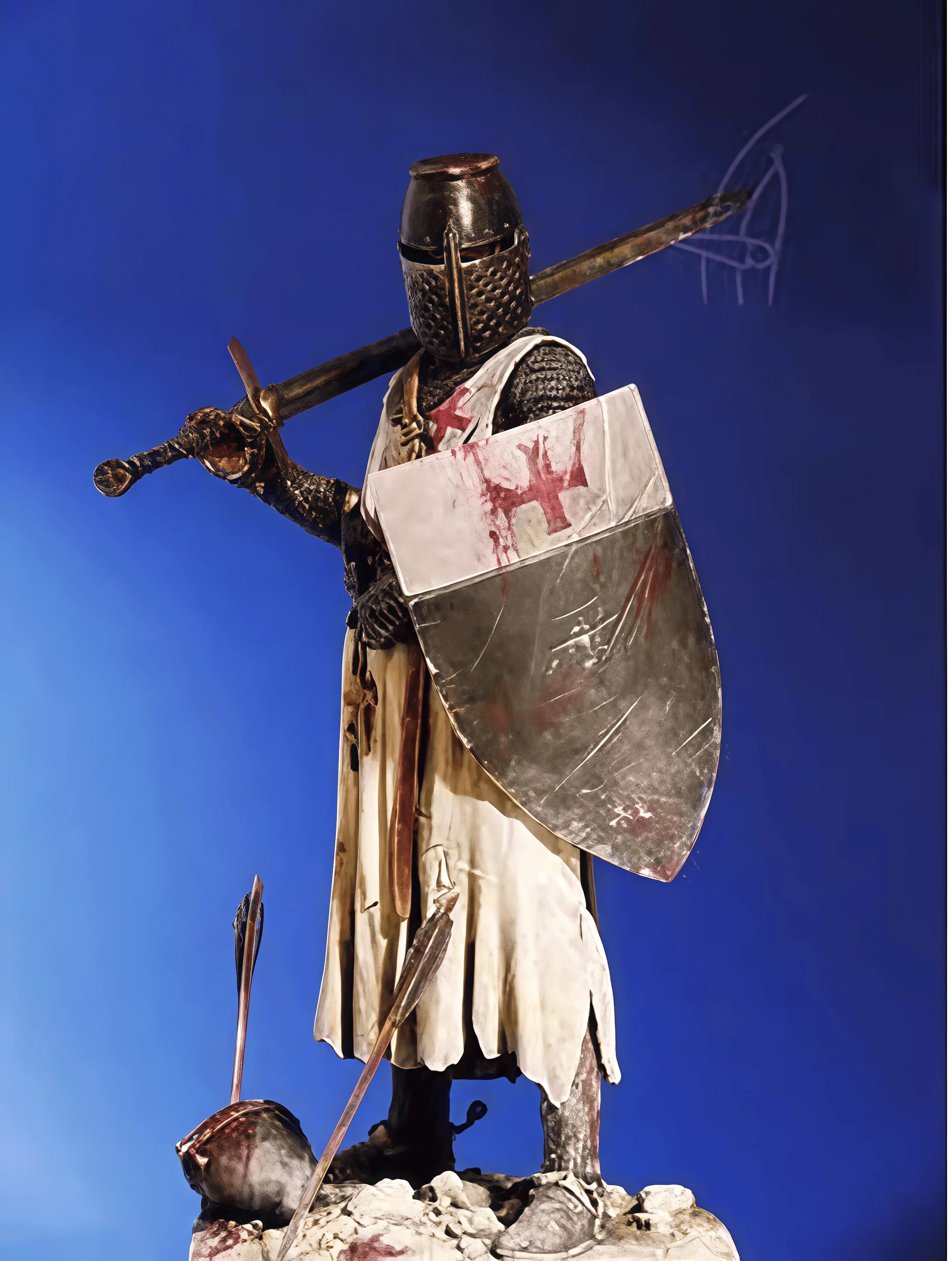 90mm Cast Resin Model Assembly Kit, GK, Crusader Warrior Model, Unpainted
90mm Cast Resin Model Assembly Kit, GK, Crusader Warrior Model, Unpainted