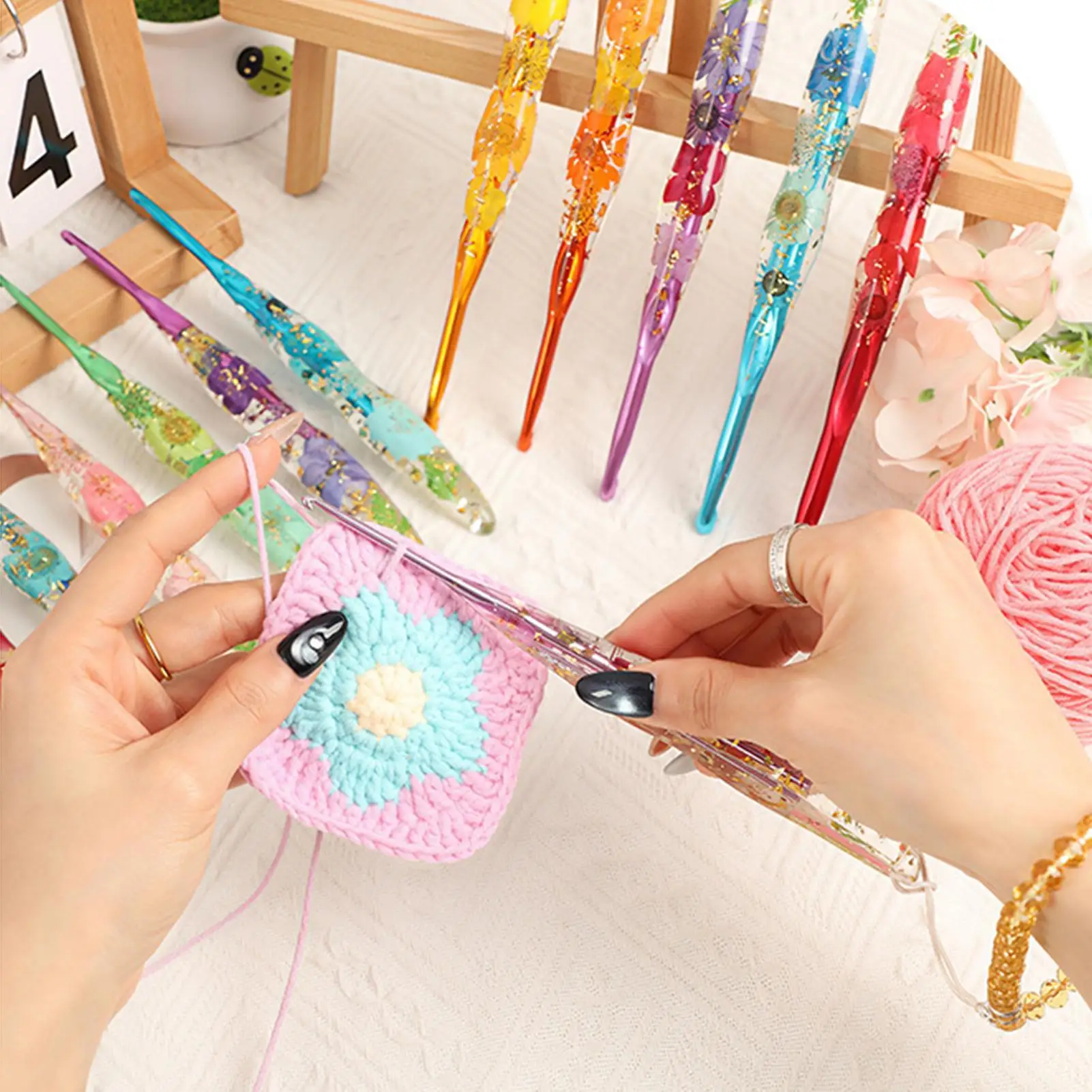 Crochet Hooks Ergonomic 9 Pieces Crocheting Supplies Knitting Yarn Hook For Women Girls Wives Hobbyists Beginners Professional
Crochet Hooks Ergonomic 9 Pieces Crocheting Supplies Knitting Yarn Hook For Women Girls Wives Hobbyists Beginners Professional