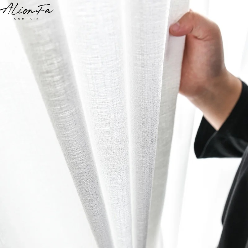 Modern White Thick Curtains for Decoration, Living Room, Solid Linen, Sheer Curtain, Window for Bedroom, Voile Kitchen, Blinds
Modern White Thick Curtains for Decoration, Living Room, Solid Linen, Sheer Curtain, Window for Bedroom, Voile Kitchen, Blinds