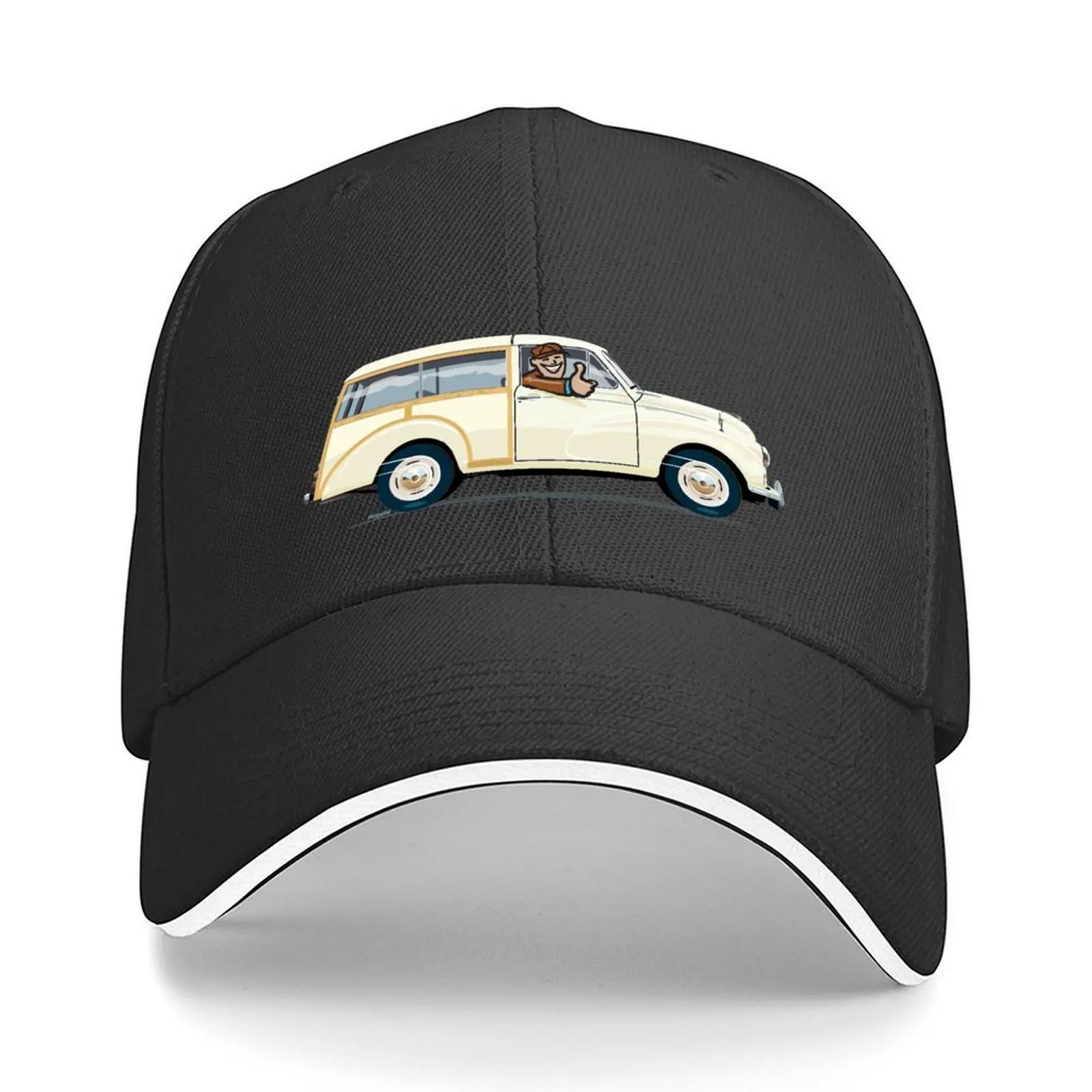 Old English White Morris Minor Traveller Baseball Cap fun hats Hat Man For The Sun Hat Beach Icon Men Caps Women's
Old English White Morris Minor Traveller Baseball Cap fun hats Hat Man For The Sun Hat Beach Icon Men Caps Women's