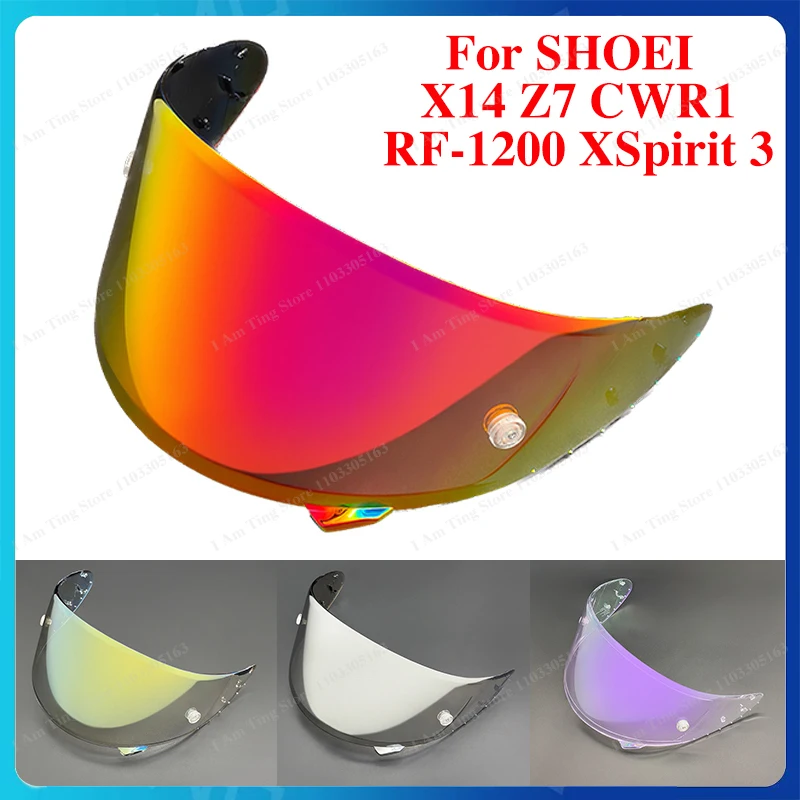 Motorcycle Helmet Visor Lens For SHOEI X14 Z7 CWR1 RF-1200 X-Spirit 3 Replace Anti-UV Dustproof Windshield Helmets Accessories
Motorcycle Helmet Visor Lens For SHOEI X14 Z7 CWR1 RF-1200 X-Spirit 3 Replace Anti-UV Dustproof Windshield Helmets Accessories