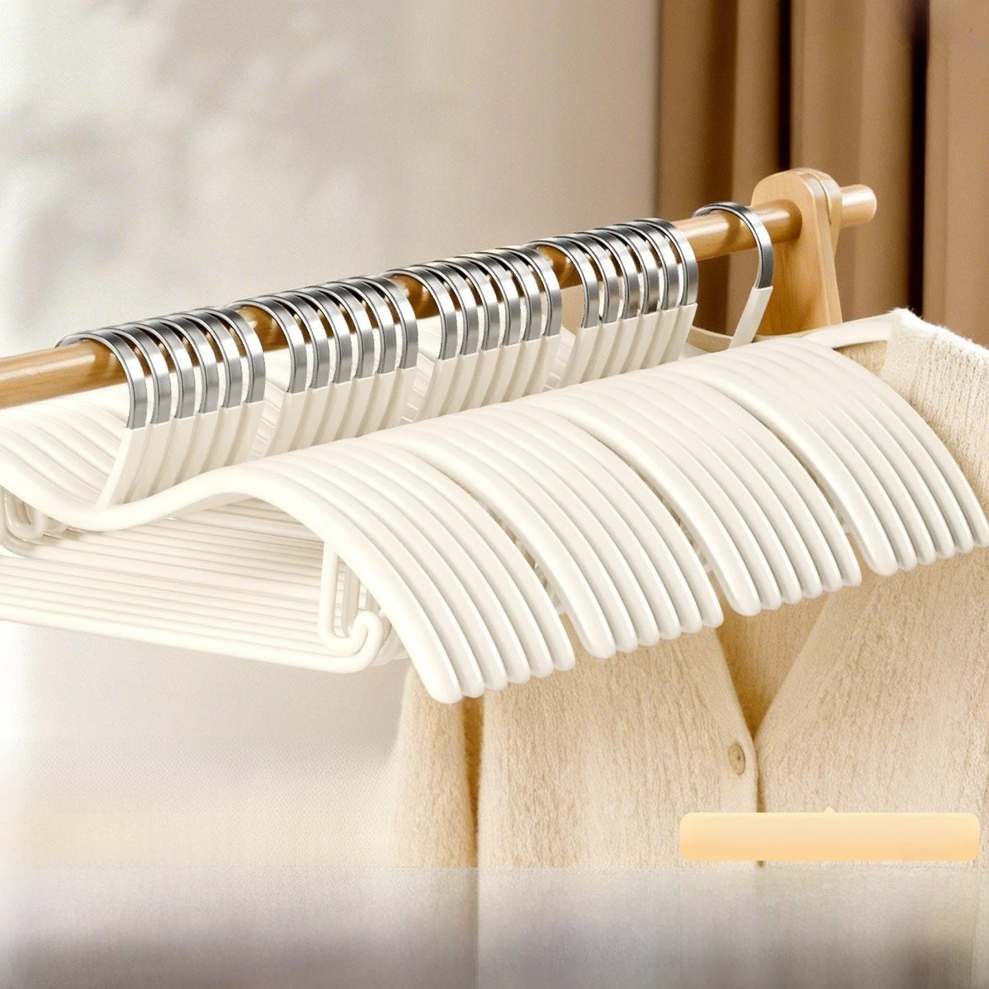 Short Neck Clothes Hanger Home Use Anti-Ball No Trace Anti-Slip Dormitory Use New 2026 Neck Retract Clothes Hanger Drying Rod
Short Neck Clothes Hanger Home Use Anti-Ball No Trace Anti-Slip Dormitory Use New 2026 Neck Retract Clothes Hanger Drying Rod