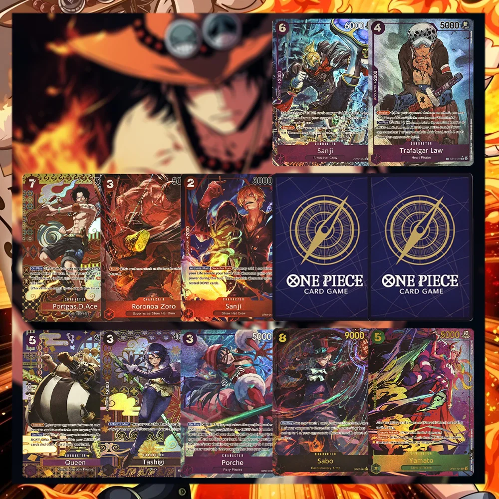 Anime One Piece OPCG Proxy Cards Collection English Version Porche Ace Chopper Sabo Sanji Game Cards Toys Gifts
Anime One Piece OPCG Proxy Cards Collection English Version Porche Ace Chopper Sabo Sanji Game Cards Toys Gifts