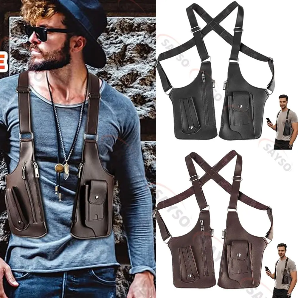 Portable Underarm Wallet Tactical Anti-Theft Secret Holster Crossbody Shoulder Hidden Bag For Passport Phone Keys Credit Cards
Portable Underarm Wallet Tactical Anti-Theft Secret Holster Crossbody Shoulder Hidden Bag For Passport Phone Keys Credit Cards