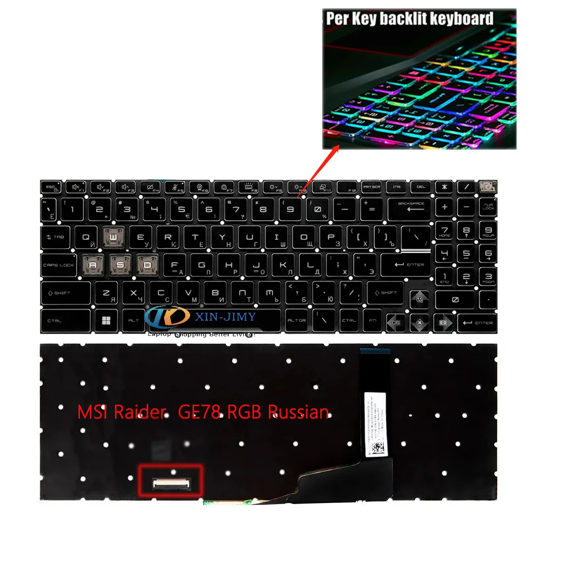Клавиатура для MSI Raider GE68 GE78, Vector 16 17, Vector GP68 GP78 с RGB-подсветкой, русская раскладка
Клавиатура для MSI Raider GE68 GE78, Vector 16 17, Vector GP68 GP78 с RGB-подсветкой, русская раскладка