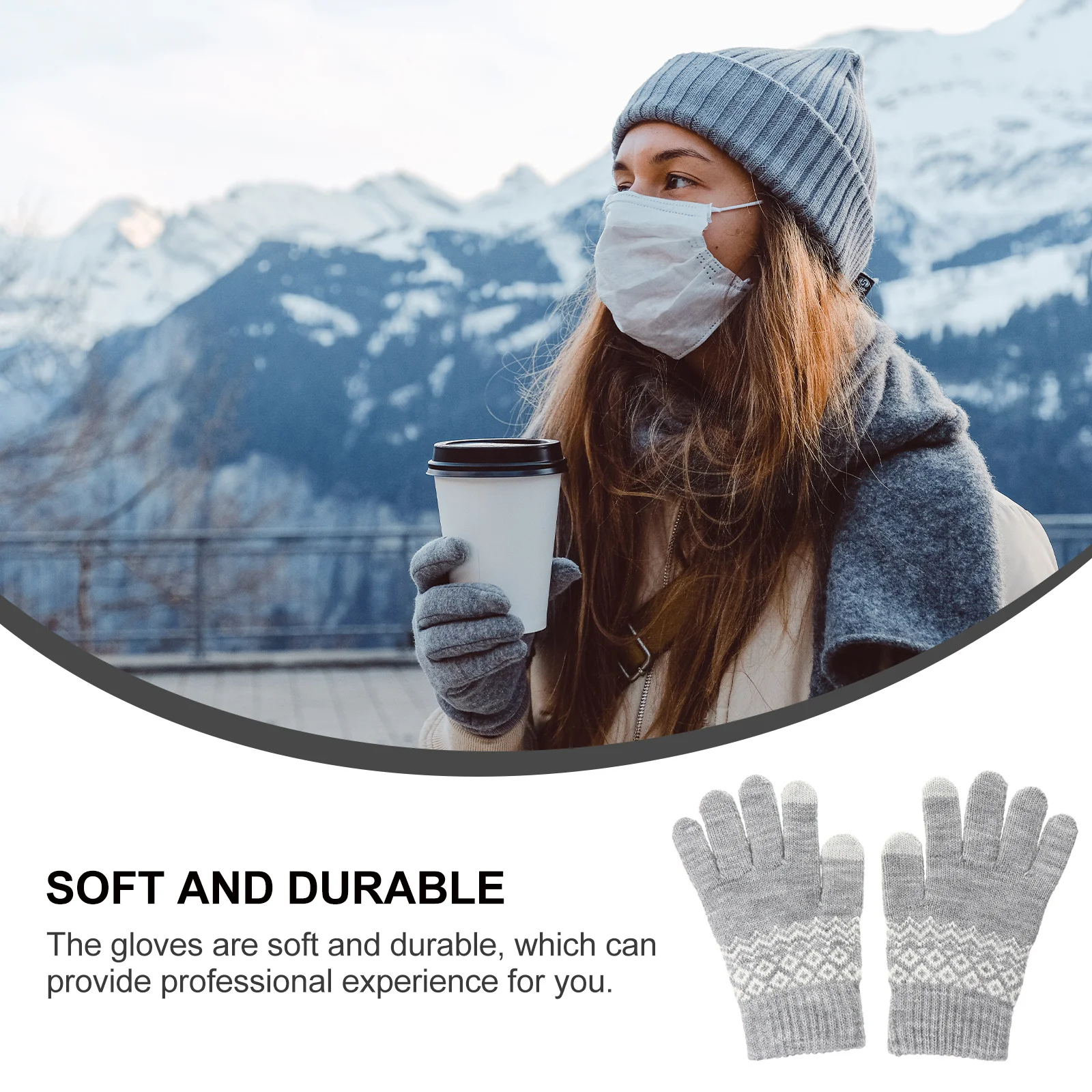 1Pair Thickened Touchscreen Gloves Winter Warm Knitted Unisex Anti-Slip Breathable for Men Women Cycling Riding Cold Weather
1Pair Thickened Touchscreen Gloves Winter Warm Knitted Unisex Anti-Slip Breathable for Men Women Cycling Riding Cold Weather