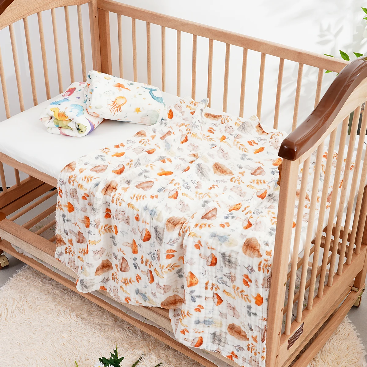 Elinfant 6-слойные теплые детские муслиновые пеленальные одеяла из 100% хлопка на зиму, легкие марлевые пеленальные одеяла для новорожденных
Elinfant 6-слойные теплые детские муслиновые пеленальные одеяла из 100% хлопка на зиму, легкие марлевые пеленальные одеяла для новорожденных