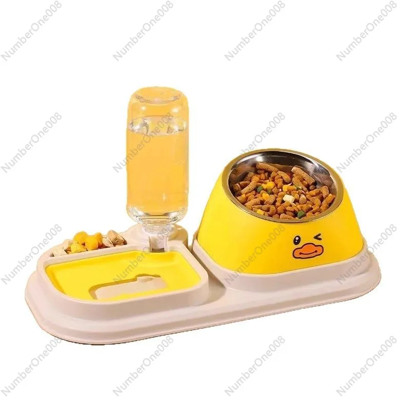 Slanted Double Pet Bowl, Anti-Choke Anti-Spill Dog Cat Food Dish, Automatic Waterer Non-Skid Feeder for Pets
Slanted Double Pet Bowl, Anti-Choke Anti-Spill Dog Cat Food Dish, Automatic Waterer Non-Skid Feeder for Pets