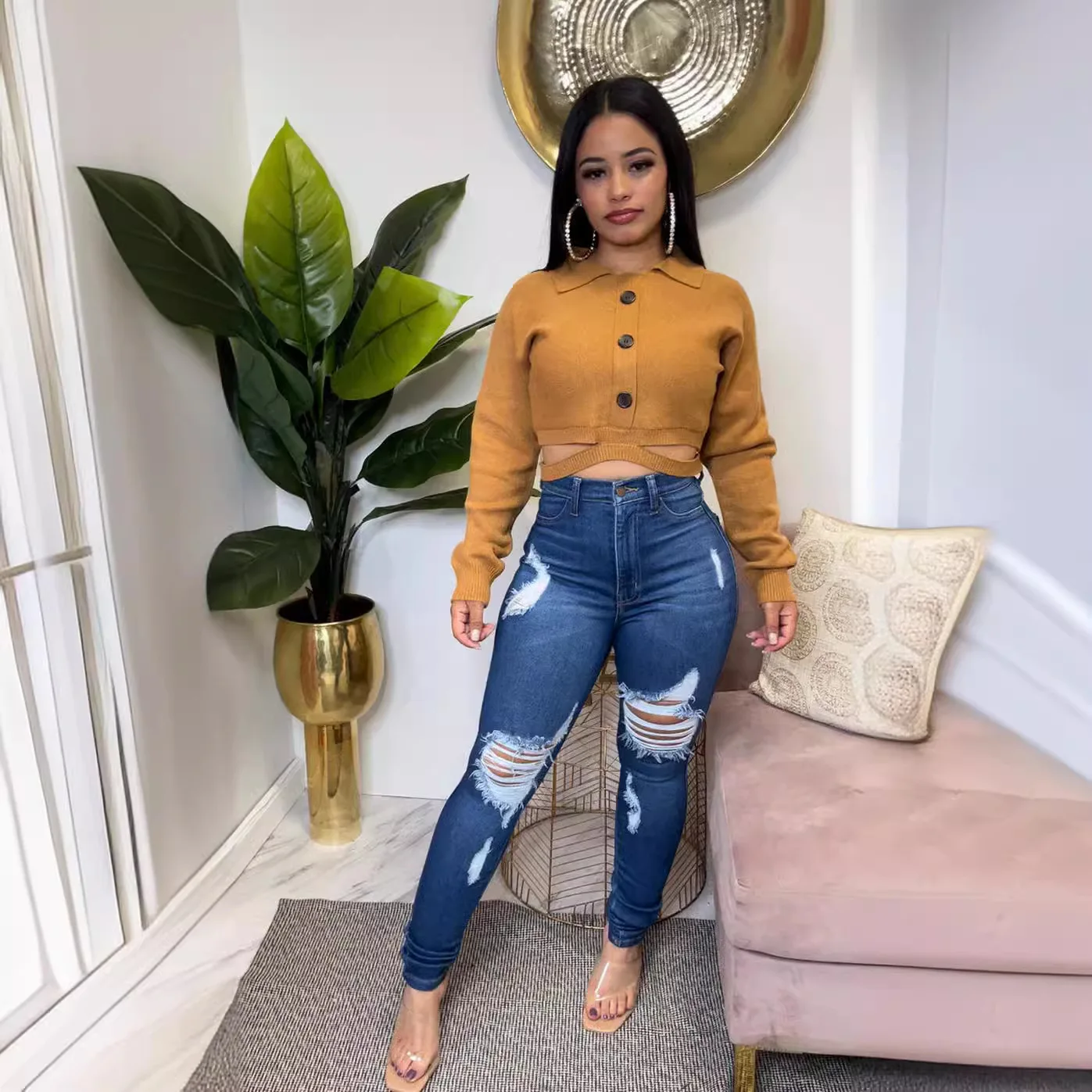 Women Jeans Hole Denim Pencil Pants Ripped Distressed Washed Stretch High Waist Straight Ankle Length Trousers 2025 Streetwear
Women Jeans Hole Denim Pencil Pants Ripped Distressed Washed Stretch High Waist Straight Ankle Length Trousers 2025 Streetwear