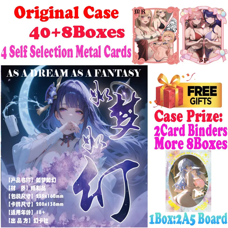 Wholesale 2025 Lastest A5 Size As A Dream As A Fantasy Goddess Story Card Board Waifu Miko TCG Doujin Toys And Hobby Gift
Wholesale 2025 Lastest A5 Size As A Dream As A Fantasy Goddess Story Card Board Waifu Miko TCG Doujin Toys And Hobby Gift