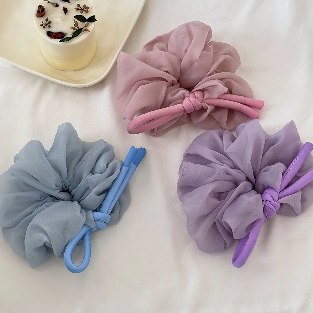 Premium sense fluffy chiffon bow large intestine hair band girl Korean tie ball head rubber headband
Premium sense fluffy chiffon bow large intestine hair band girl Korean tie ball head rubber headband