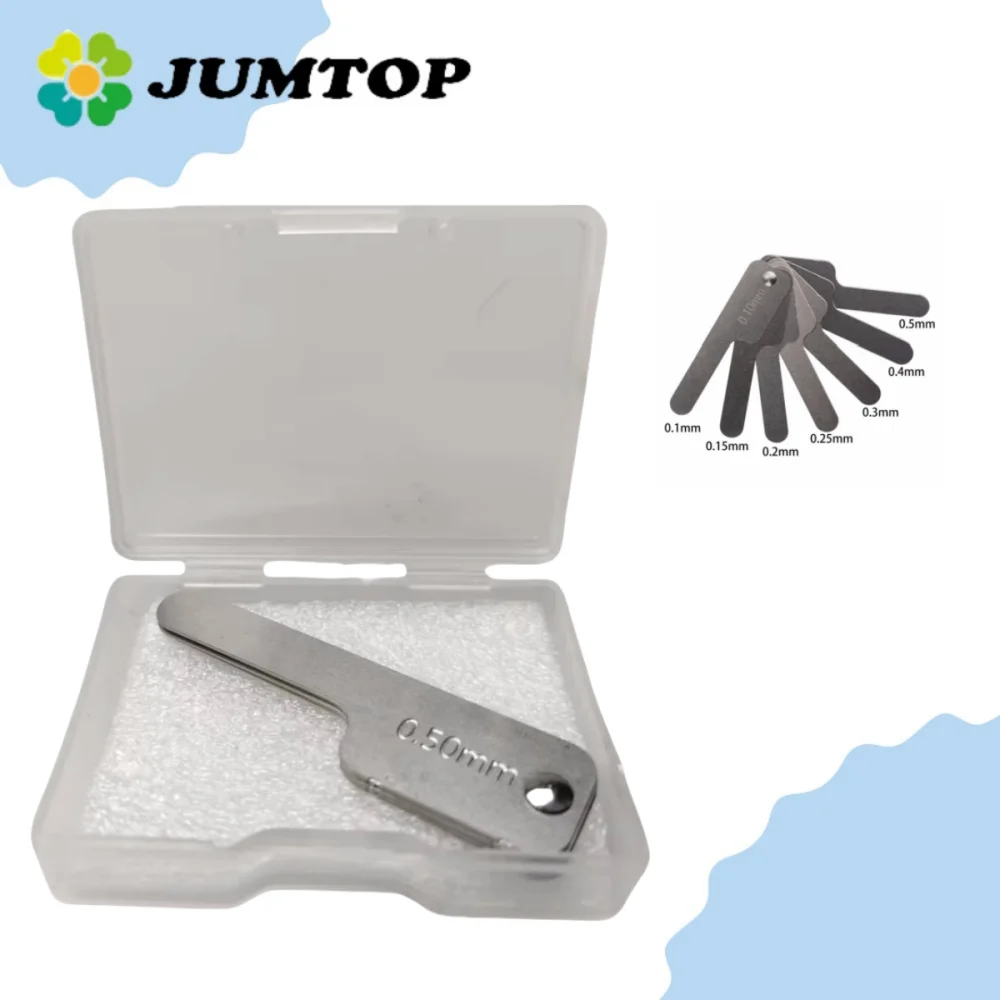Orthodontic IPR Measurement System - Stainless Steel Reciprocating Gauge for Interproximal Tooth Reduction Dental Tools
Orthodontic IPR Measurement System - Stainless Steel Reciprocating Gauge for Interproximal Tooth Reduction Dental Tools
