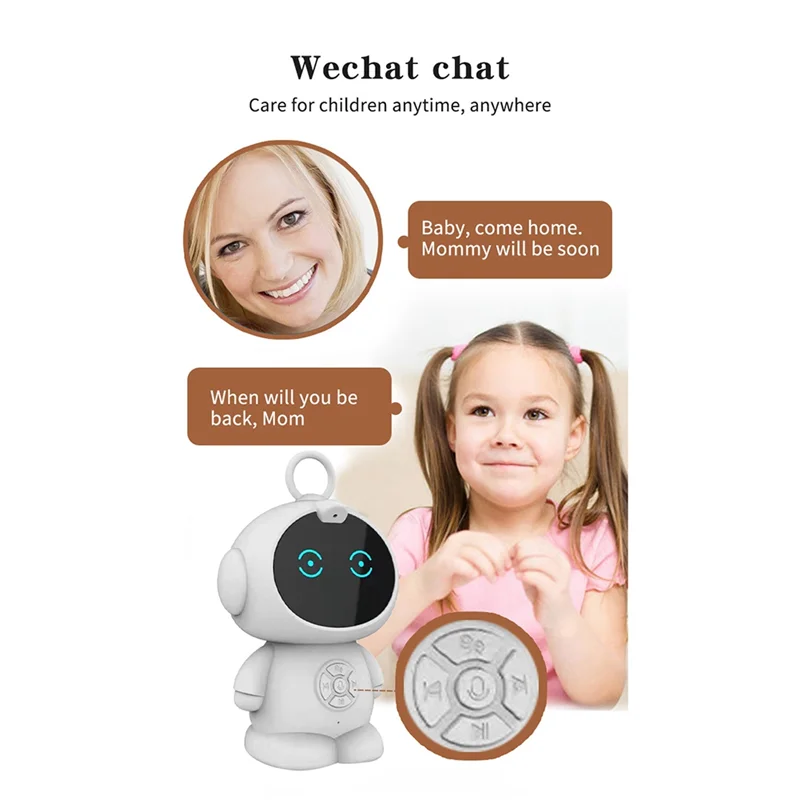 A66F-AI Robot AI Interactive Robot Wifi Voice Conversation Story Machine Small Early Education Toy Robot
A66F-AI Robot AI Interactive Robot Wifi Voice Conversation Story Machine Small Early Education Toy Robot