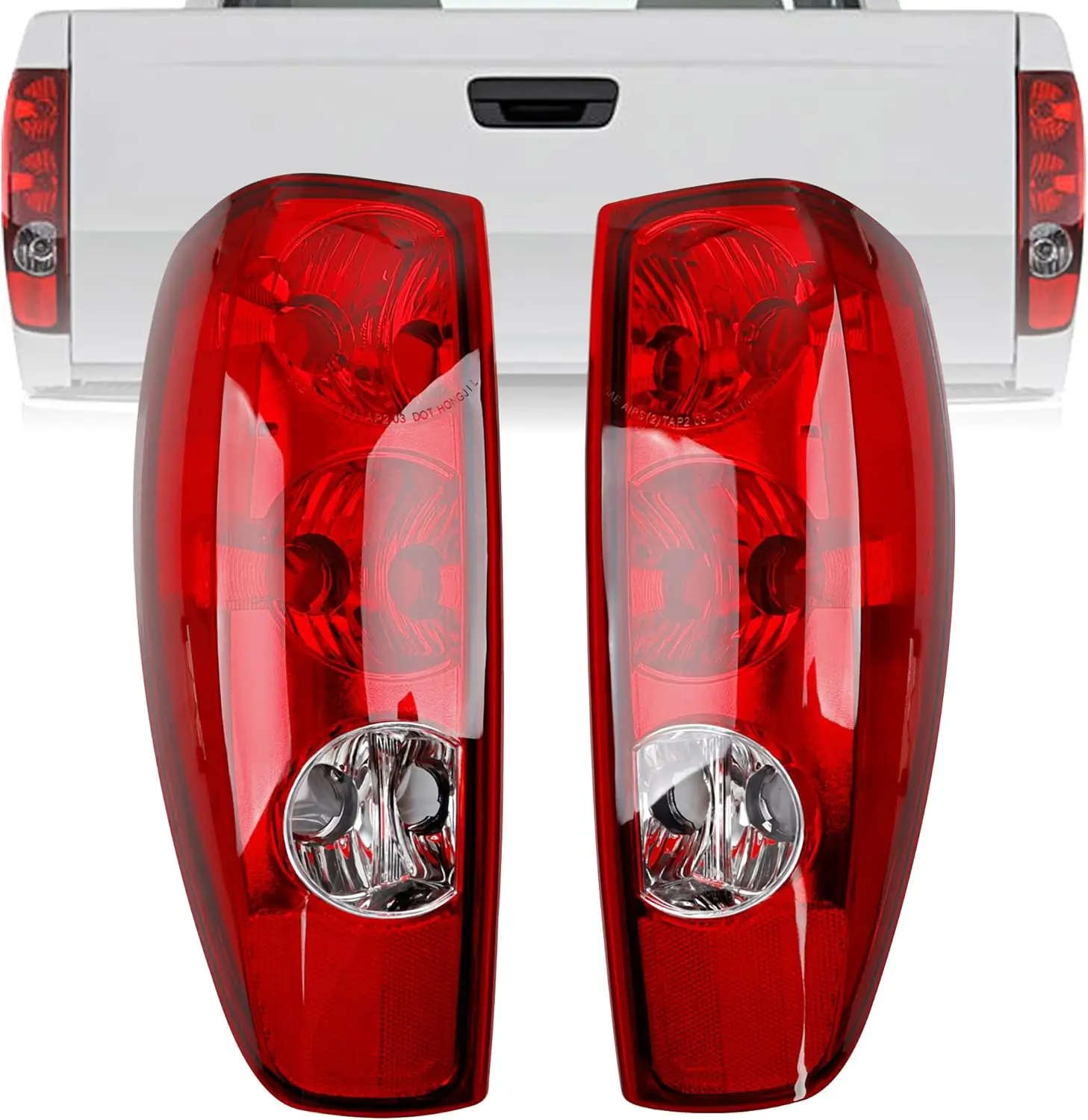 Задний фонарь в сборе для Chevy Colorado/GMC Canyon 2004-2012 гг., левые и правые галогенные задние фонари, заменяет GM2800164 GM2801164
Задний фонарь в сборе для Chevy Colorado/GMC Canyon 2004-2012 гг., левые и правые галогенные задние фонари, заменяет GM2800164 GM2801164