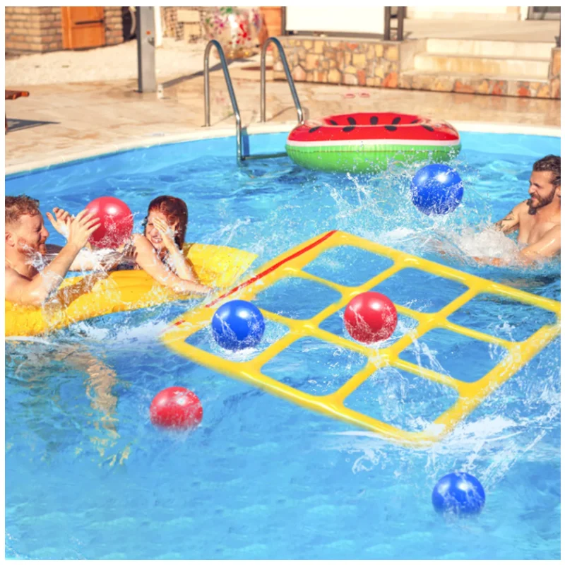 Tic-Tac-Toe Inflatable Pool Air Mattresses Set with 8 Balls 1 Manual Inflation Pump Beach Pool Family Interaction Entertainment
Tic-Tac-Toe Inflatable Pool Air Mattresses Set with 8 Balls 1 Manual Inflation Pump Beach Pool Family Interaction Entertainment
