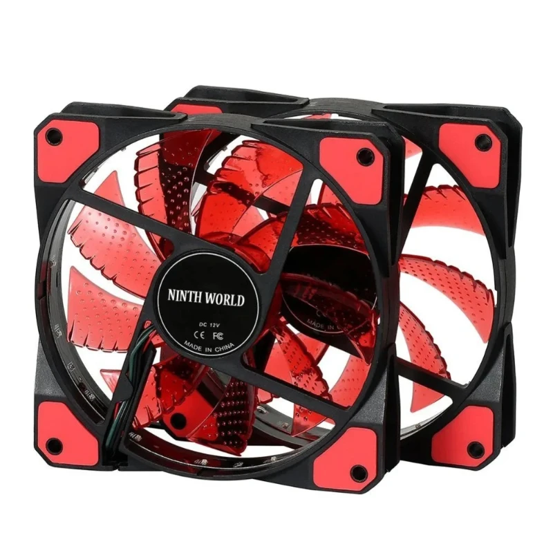 120mm PC Computer 16dB Ultra Silent 15 LEDs Case Fan Heatsink Cooler Cooling w/ Anti-Vibration Rubber 12CM Fan 12VDC 3P IDE 4pin
120mm PC Computer 16dB Ultra Silent 15 LEDs Case Fan Heatsink Cooler Cooling w/ Anti-Vibration Rubber 12CM Fan 12VDC 3P IDE 4pin