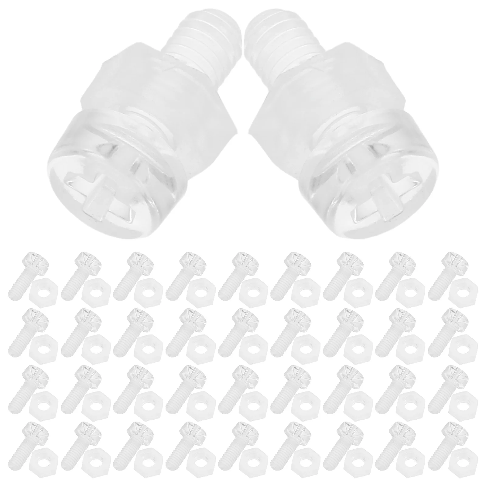 100pcs Transparent Acrylic Screws And Nuts Set Clear Fastener Kit Acrylic Bolt And Nut Assortment For Various Assembly Needs Pre
100pcs Transparent Acrylic Screws And Nuts Set Clear Fastener Kit Acrylic Bolt And Nut Assortment For Various Assembly Needs Pre