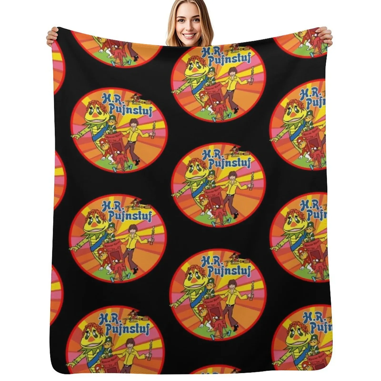 HR H R Pufnstuf Puff Stuff Puff n stuff Shirt Sticker Hoodie Mask Throw Blanket Warm Accent Blanket for Living Room Decoration
HR H R Pufnstuf Puff Stuff Puff n stuff Shirt Sticker Hoodie Mask Throw Blanket Warm Accent Blanket for Living Room Decoration