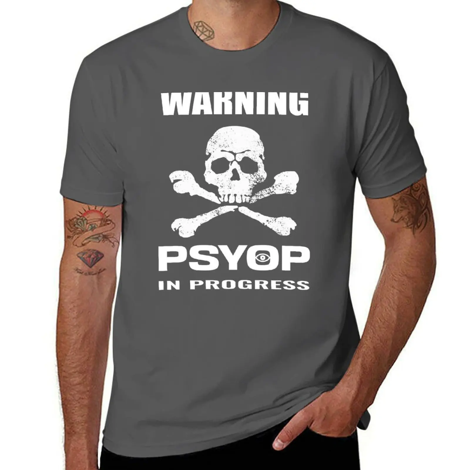 Classic Conspiracy Skull and Bones PSYOP operation warning T-Shirt cotton t shirts man 100% man t shirt heavy cotton T-Shirt
Classic Conspiracy Skull and Bones PSYOP operation warning T-Shirt cotton t shirts man 100% man t shirt heavy cotton T-Shirt