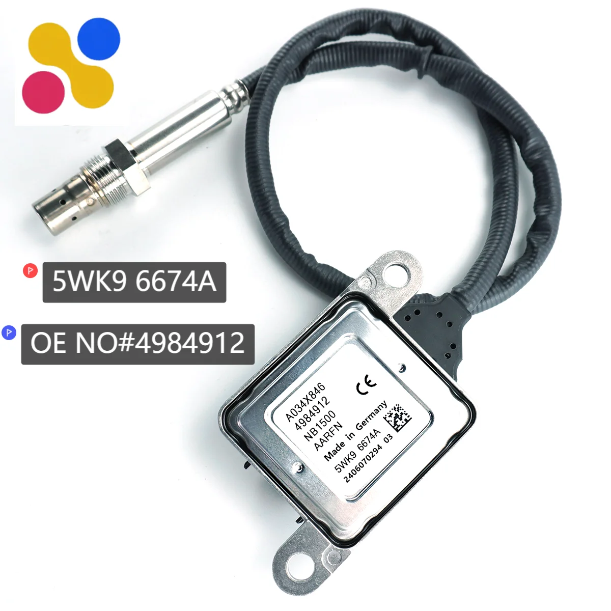 4984912 NOx Sensor 5WK96674A Original NEW Nitrogen Oxide NOx Sensor 12V For CUMMINS 2013-18 11.9L 15L CUMMINS
4984912 NOx Sensor 5WK96674A Original NEW Nitrogen Oxide NOx Sensor 12V For CUMMINS 2013-18 11.9L 15L CUMMINS