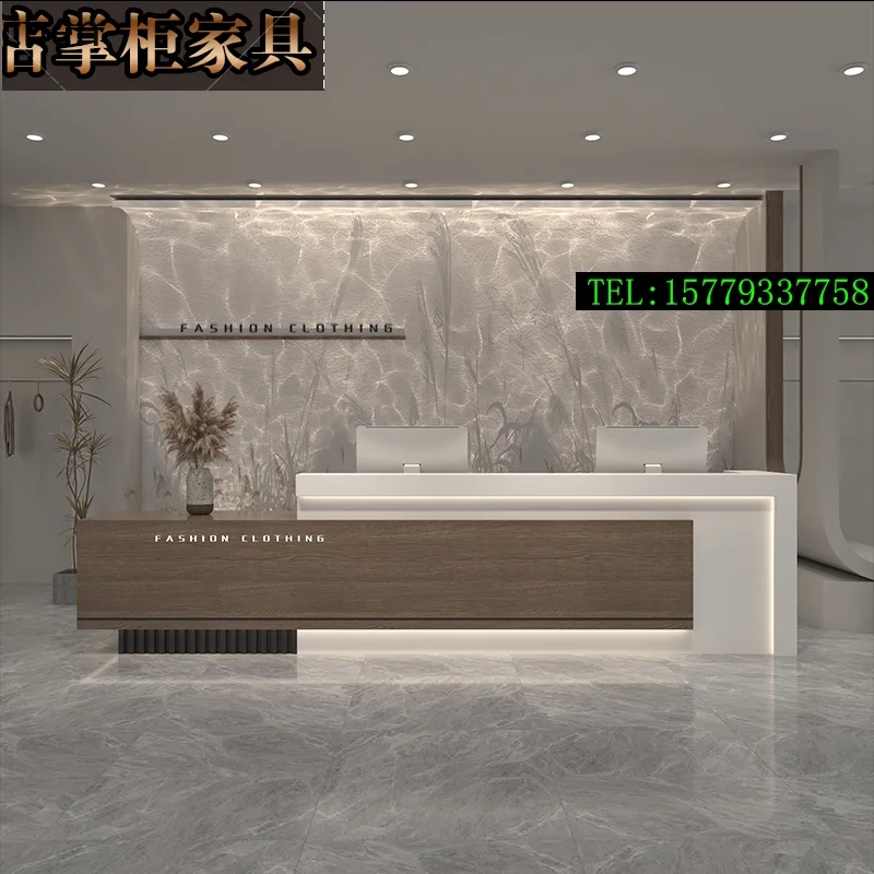 HXL simple modern company front desk hotel reception desk beauty salon clothing shop paint checkout page
HXL simple modern company front desk hotel reception desk beauty salon clothing shop paint checkout page