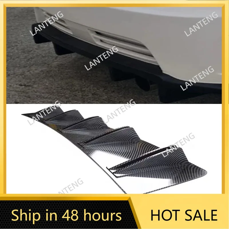 Car Rear Diffuser Shark 10 Fins Bumper Wing Splitter Chin Spoiler Lip For T0yota Celica GT Body Protector Black
Car Rear Diffuser Shark 10 Fins Bumper Wing Splitter Chin Spoiler Lip For T0yota Celica GT Body Protector Black
